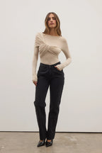 Edie Bodysuit - Almond
