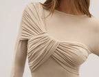 Edie Bodysuit - Almond