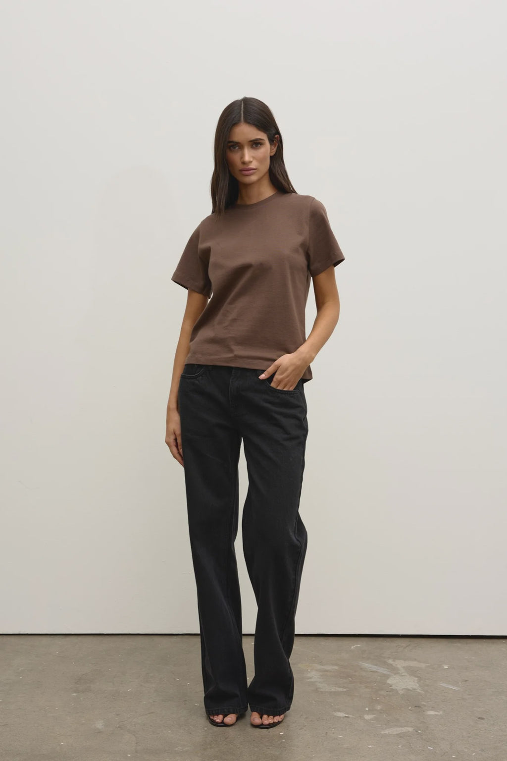 Tess T-shirt - Mocha