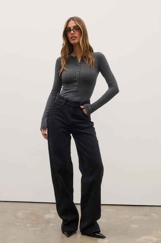 Lara Bodysuit - Dark Grey