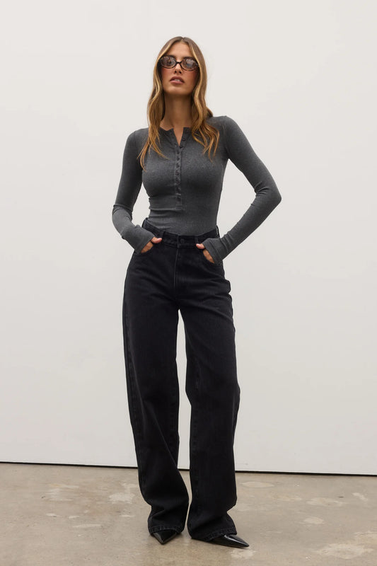 Lara Bodysuit - Dark Grey