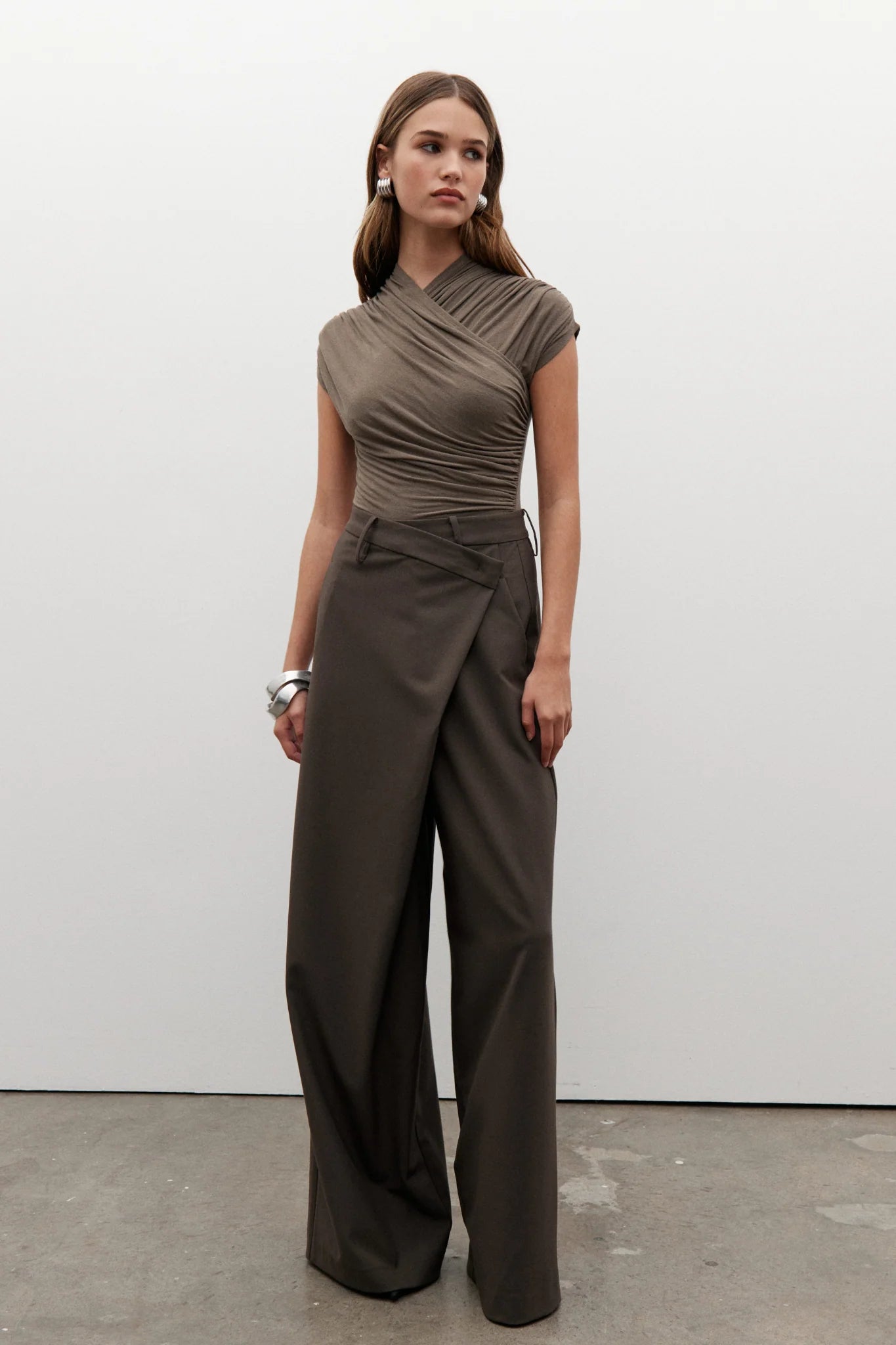 Amrita Sleeveless Bodysuit - Mink