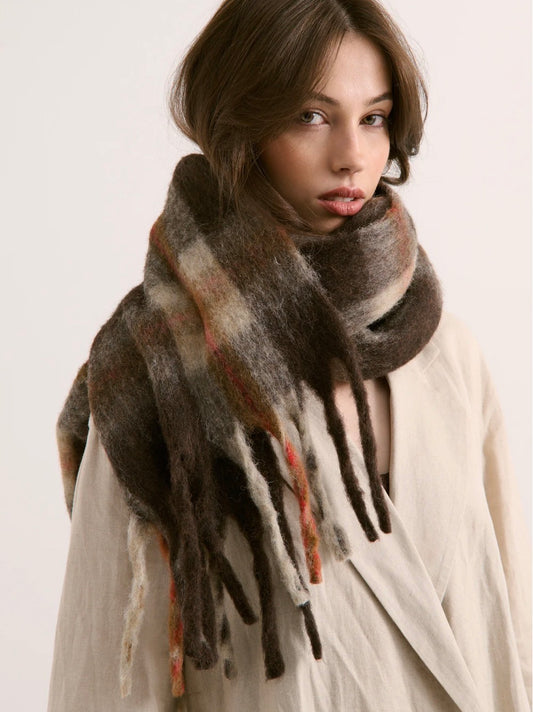 Ana Check Scarf