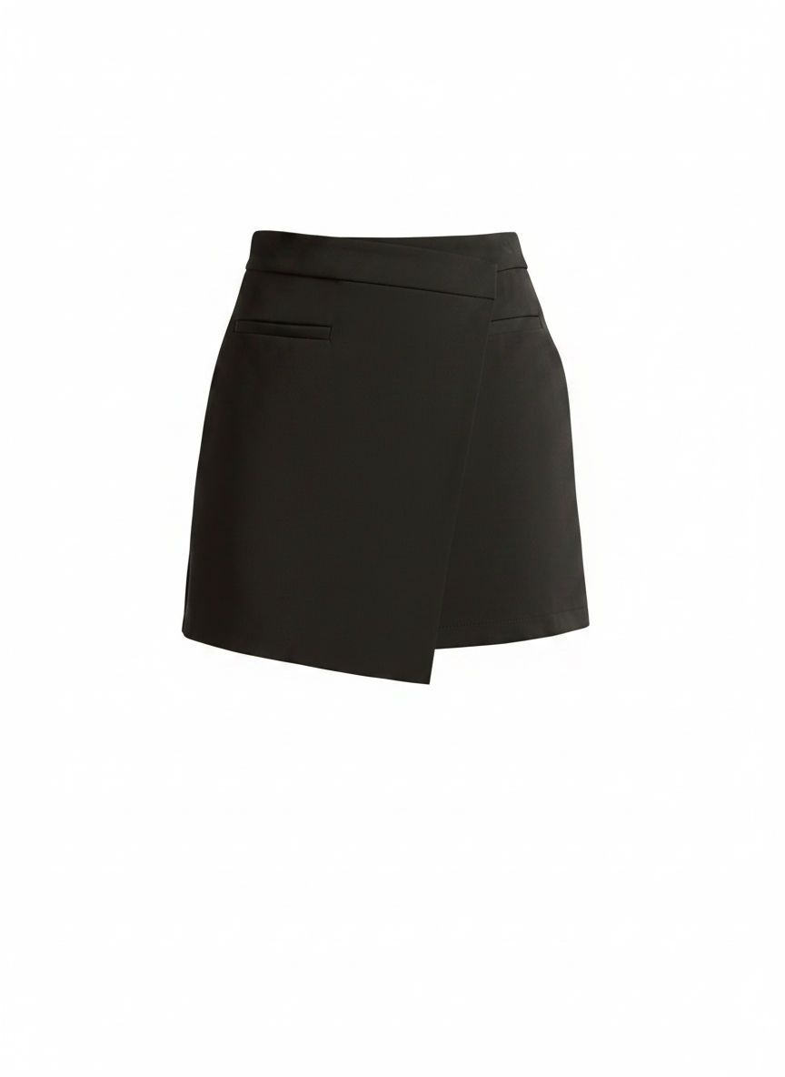 Nicola Faux Wrap Skirt