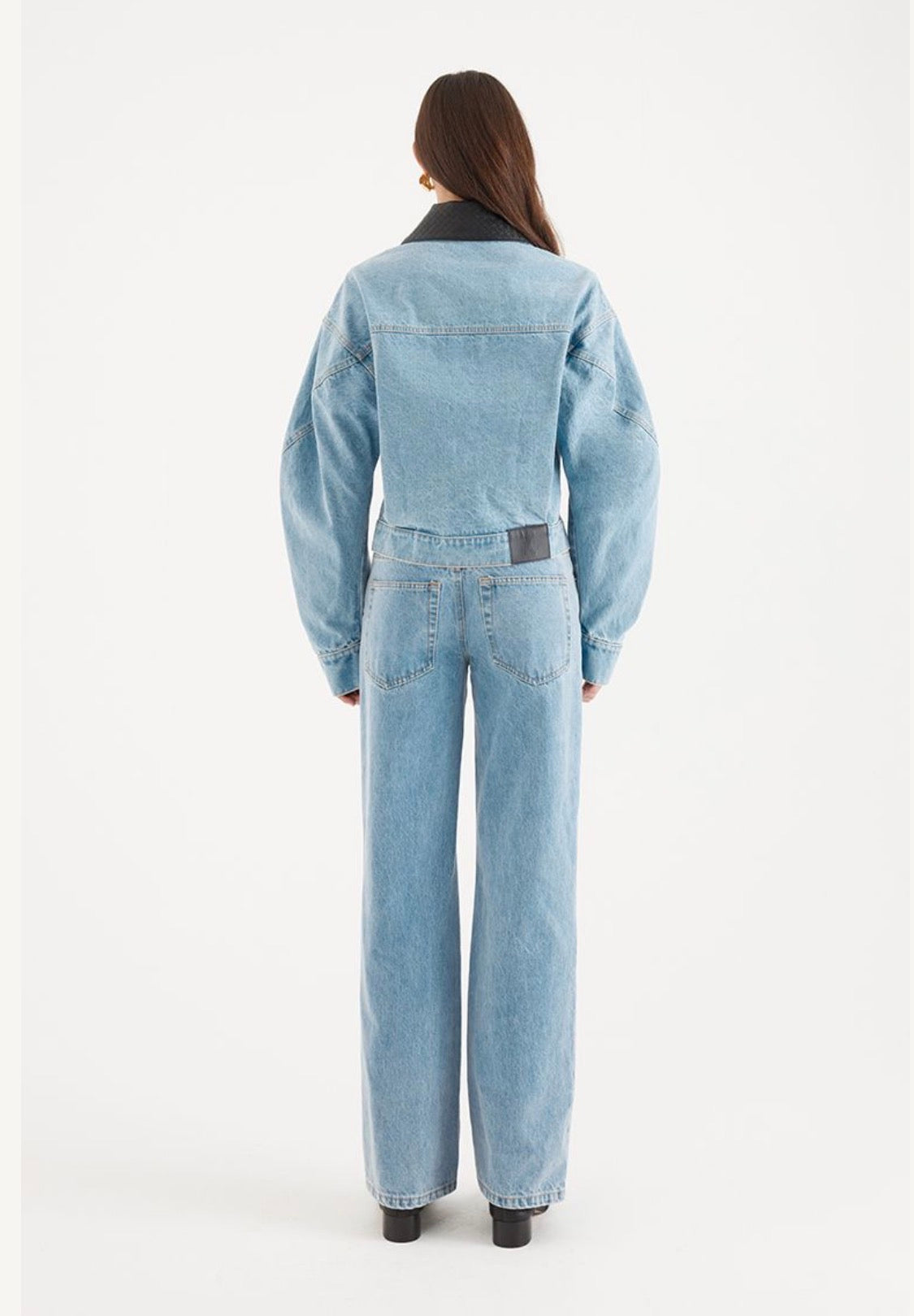 Avery Denim Bomber