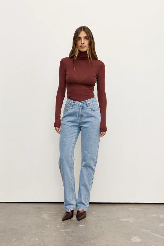 Arilie Top - Burgundy
