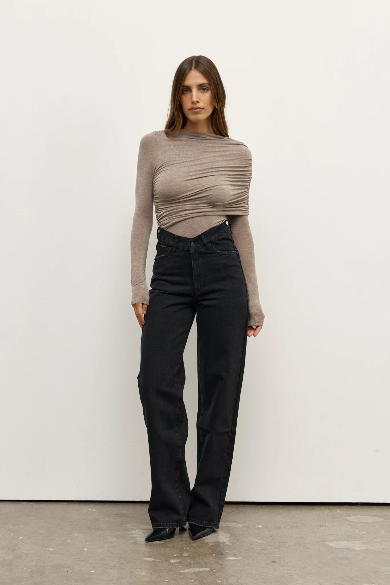 Ariya Bodysuit  - Grey Marle