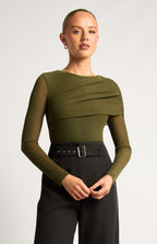 Natasha Cape Bodysuit