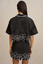 Dahlia Crop Shirt