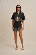 Dahlia Crop Shirt