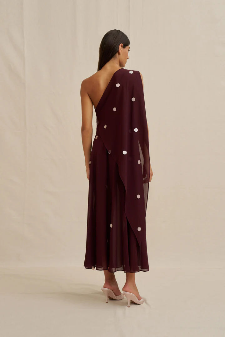 Delia Drape Midi Dress