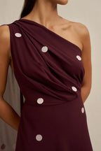 Delia Drape Midi Dress