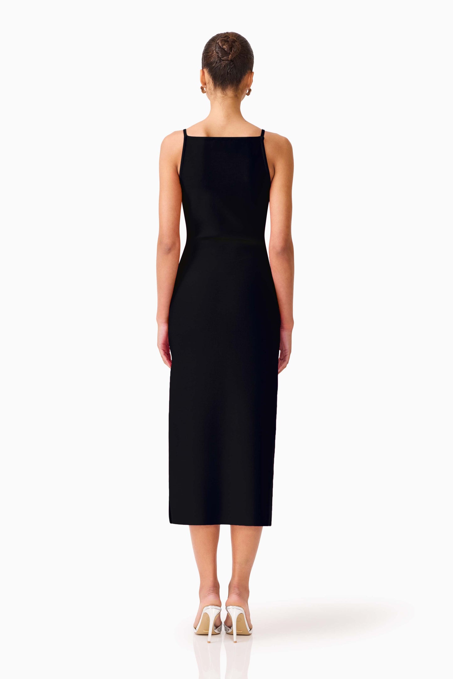 Naomi High Neck Midi Dress