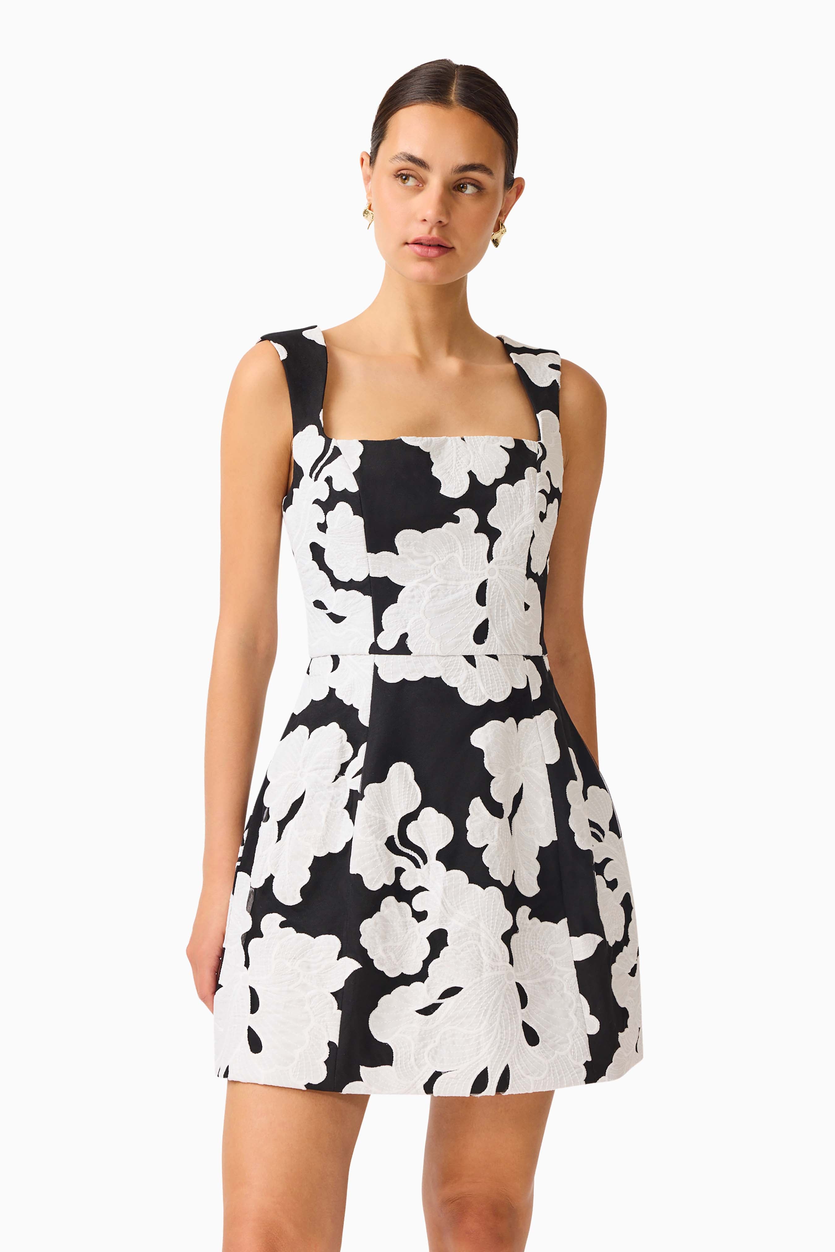 Bloomnoir Tulip Mini Dress