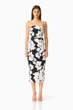 Bloomnoir Midi Coloum Dress