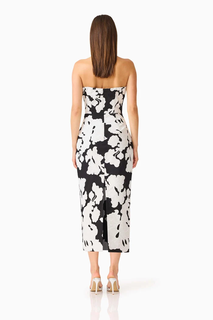 Bloomnoir Midi Coloum Dress