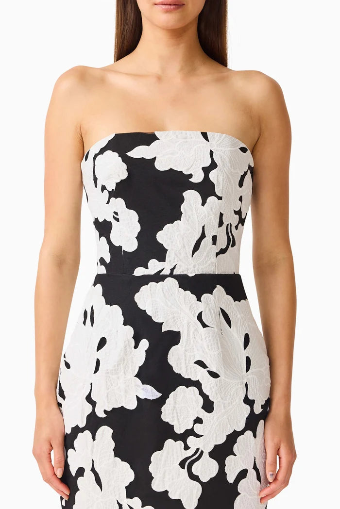 Bloomnoir Midi Coloum Dress