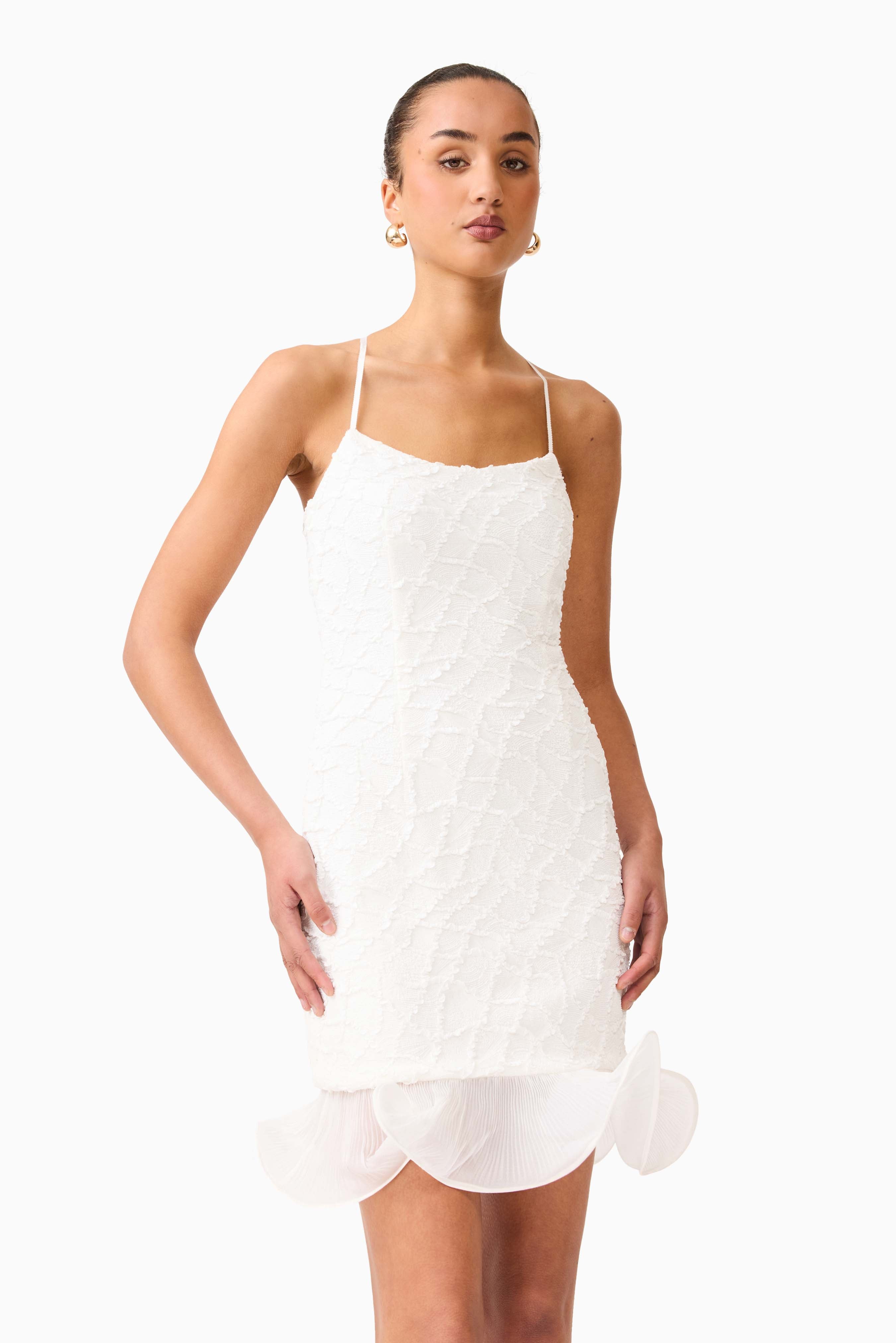 Alexandra Mini Dress  - White