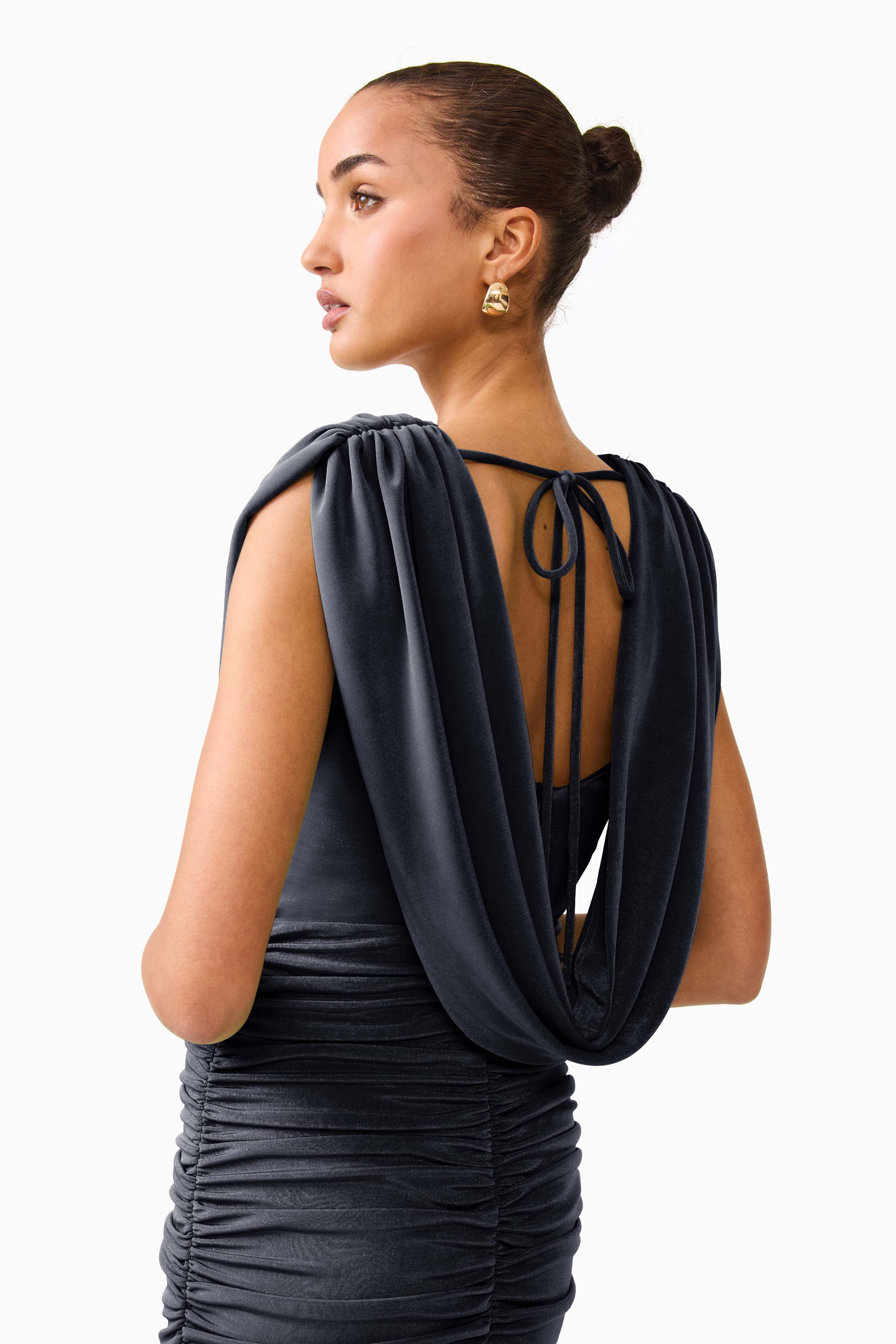 Marisol Cowl Neck Gown