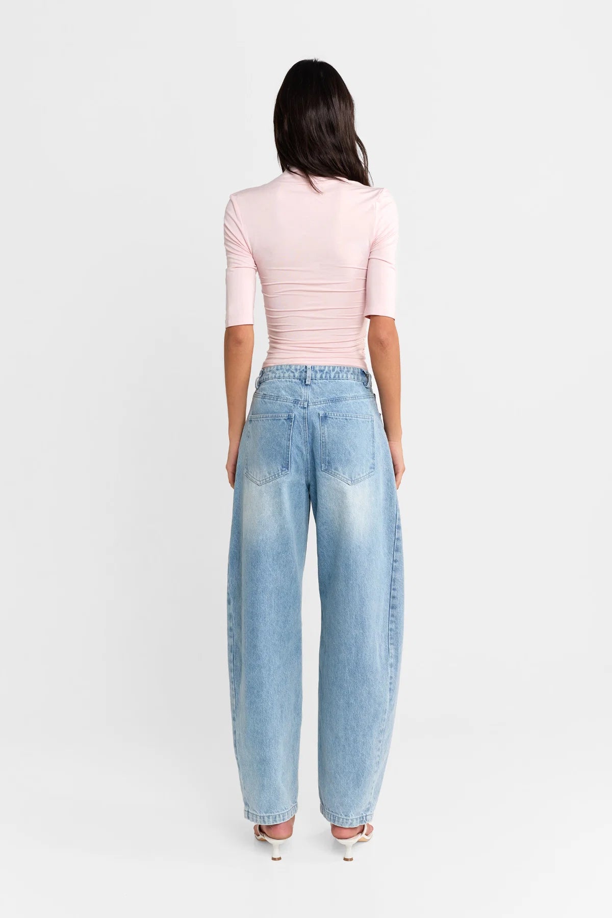 Adalia Half Sleeve Top - Pink