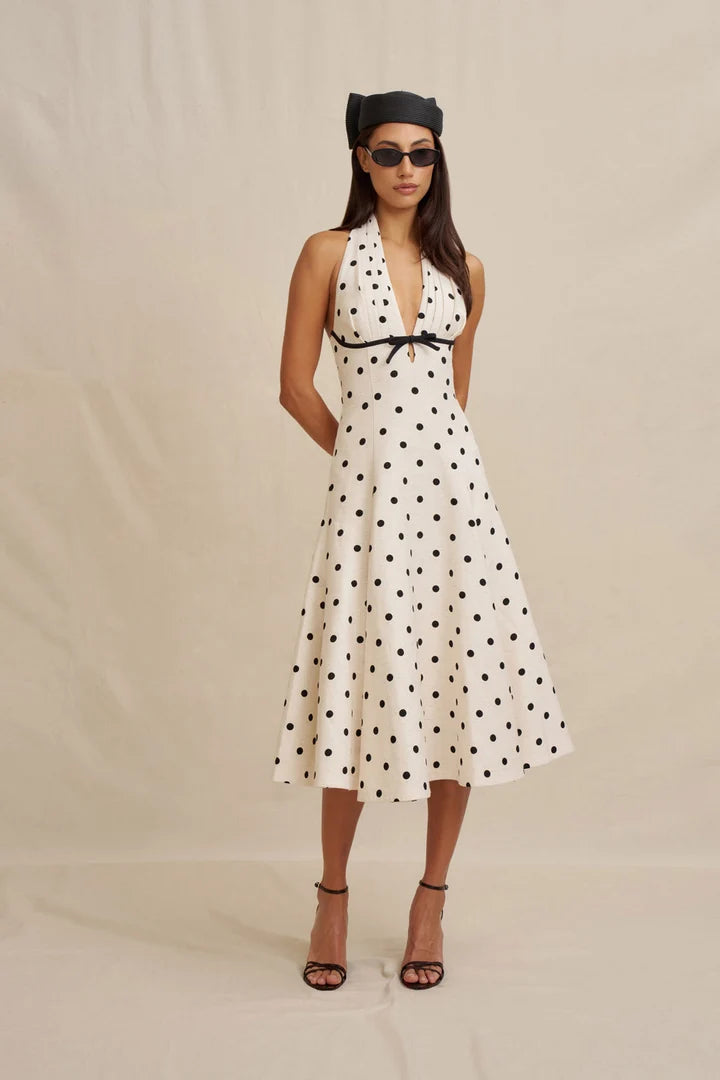 Florentina Polka Dot Dress