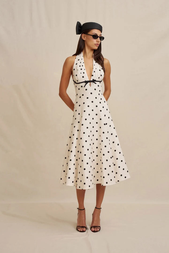Florentina Polka Dot Dress