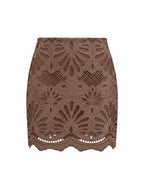 Dana Faux Leather Mini Skirt
