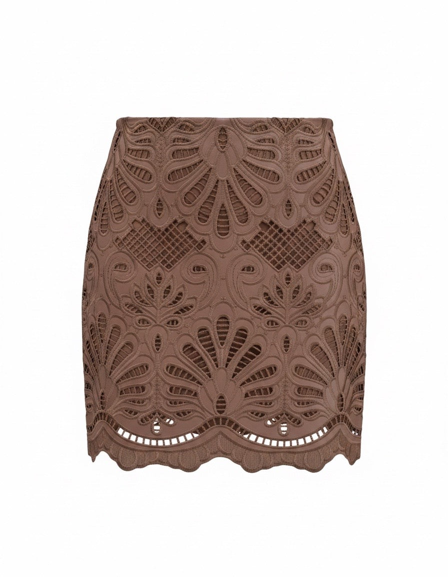 Dana Faux Leather Mini Skirt