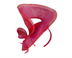 Willow Fascinator - Red & Fuchsia