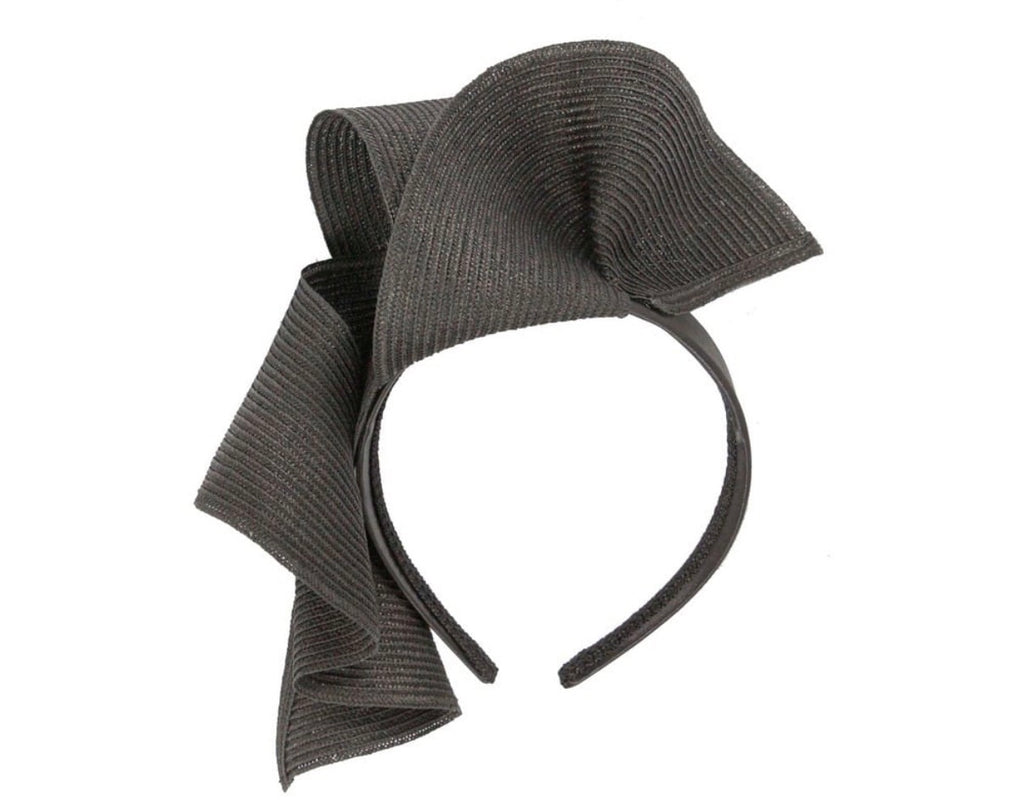Giselle Twist Fascinator  - Black