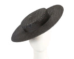 Adriana Boater Hat - Black