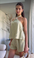 Marble Halter Top