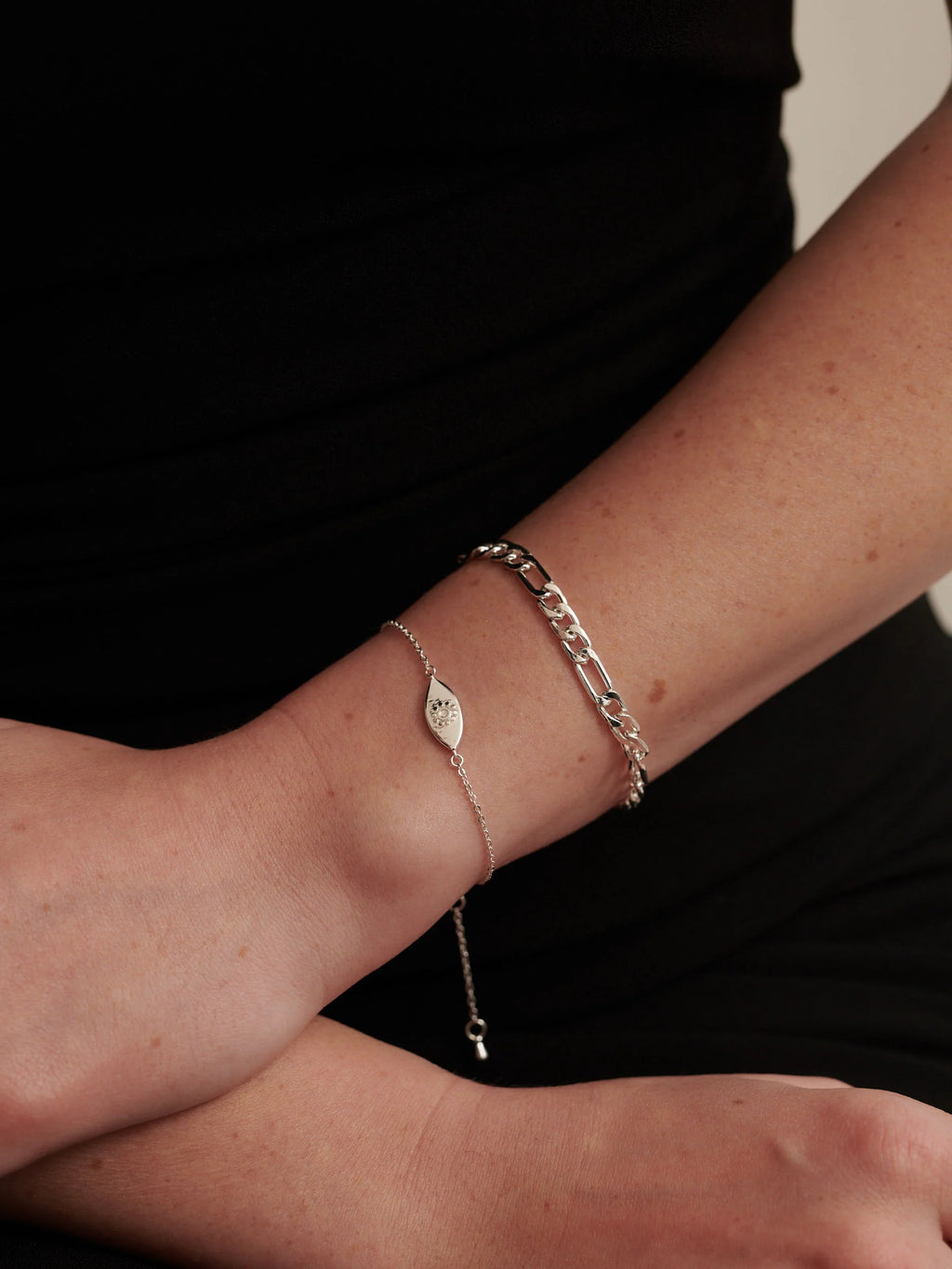 Evil Eye Bracelet Sterling Silver
