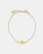 Evil Eye Bracelet 18K Gold Plated