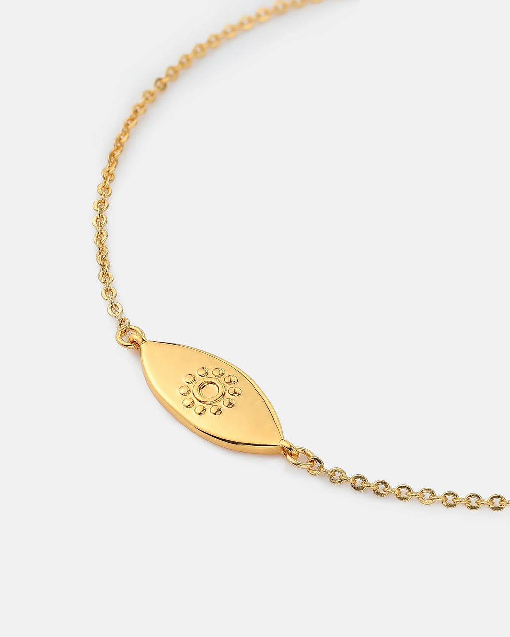 Evil Eye Bracelet 18K Gold Plated