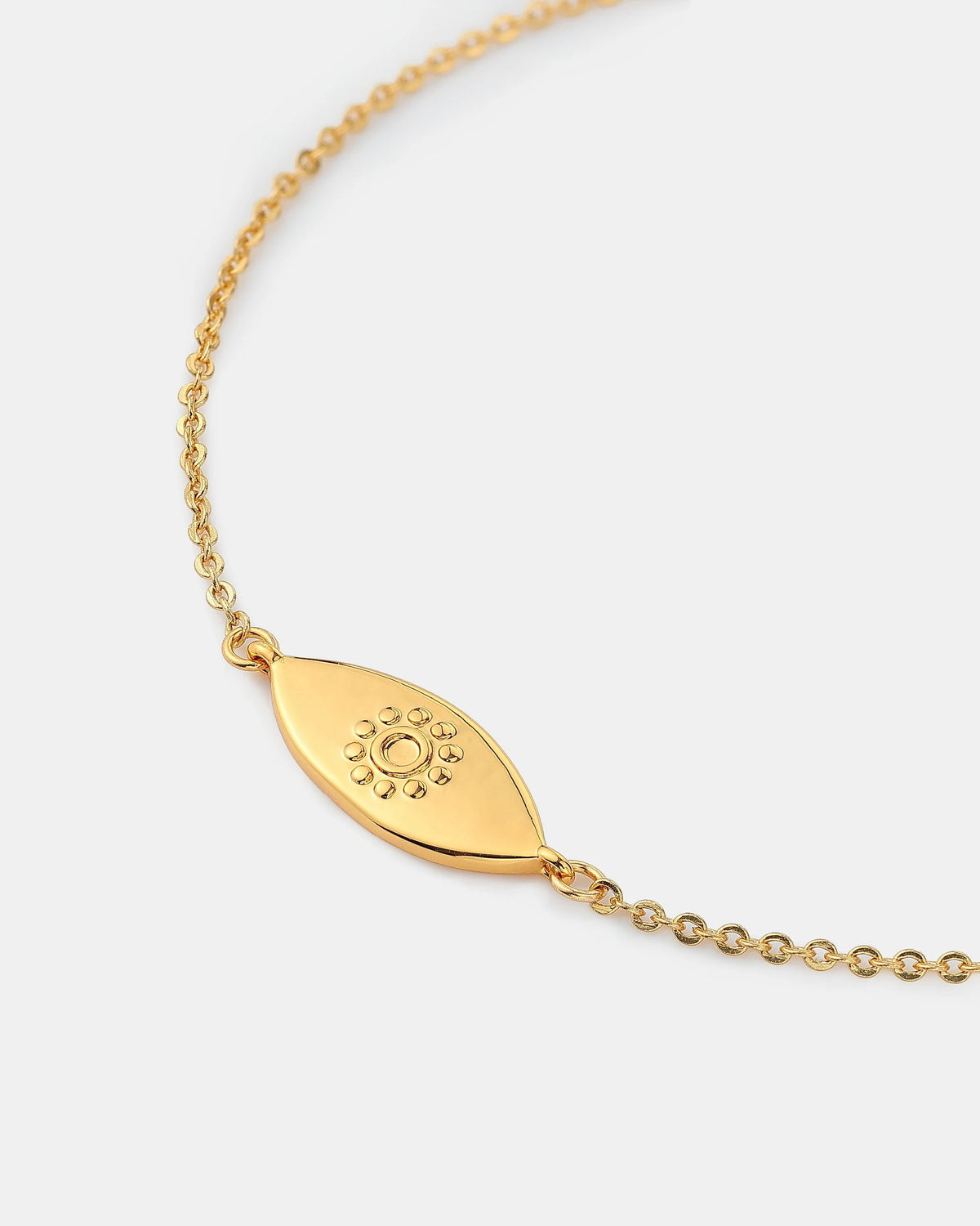 Evil Eye Bracelet 18K Gold Plated