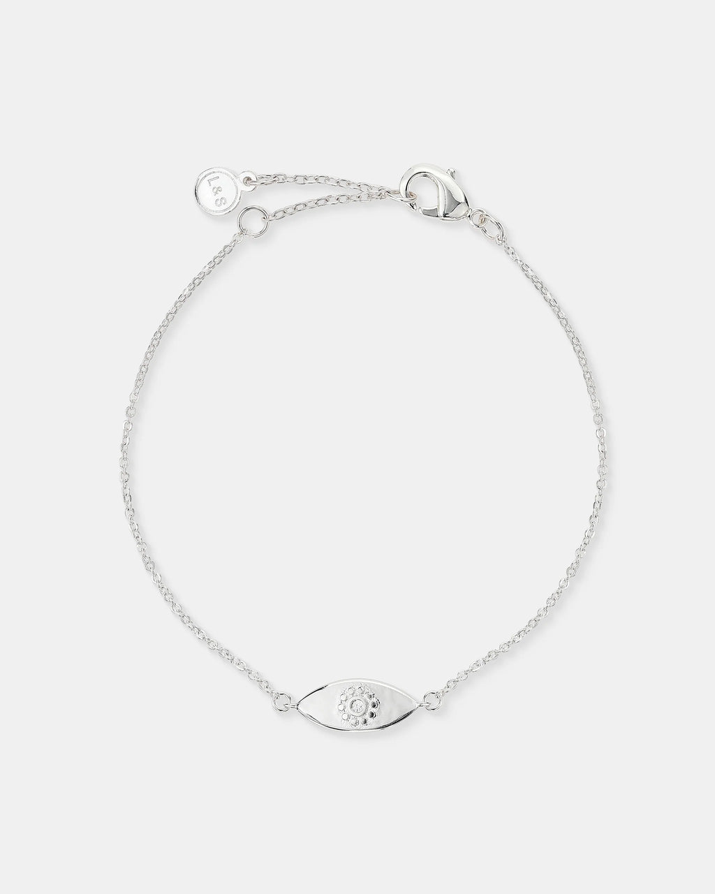 Evil Eye Bracelet Sterling Silver