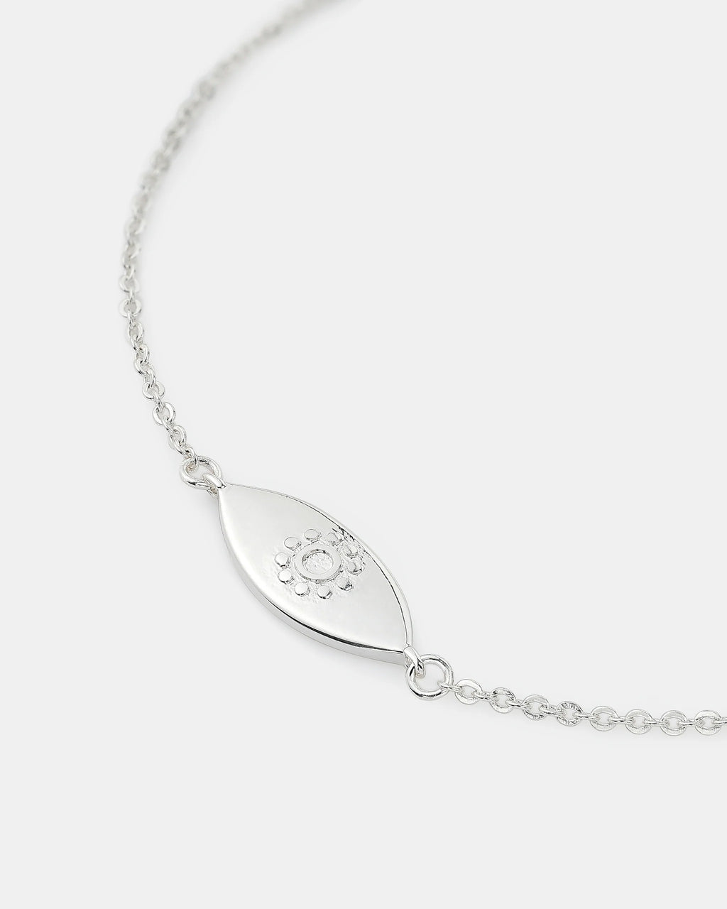Evil Eye Bracelet Sterling Silver