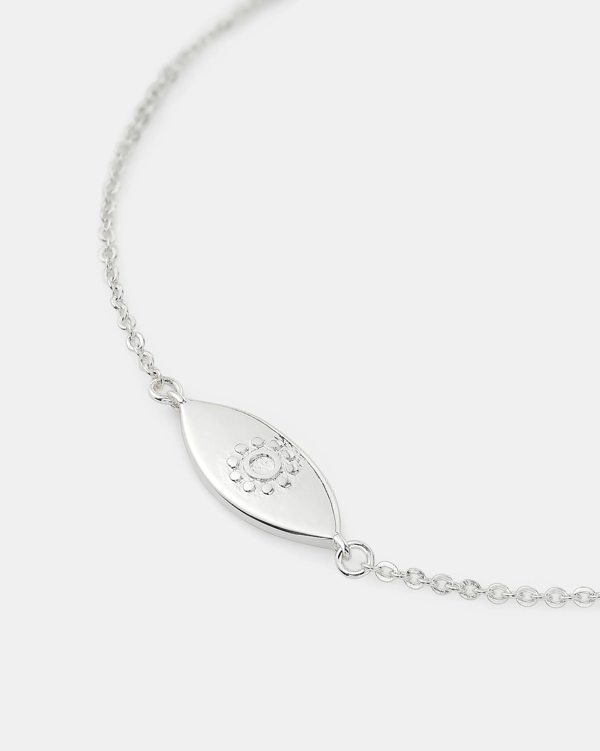 Evil Eye Bracelet Sterling Silver