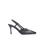 Myrtle Woven Pump Black