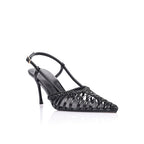 Myrtle Woven Pump Black