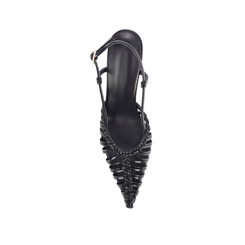 Myrtle Woven Pump Black