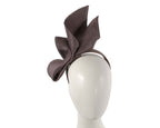 Naomi Structure Fascinator - Chocolate