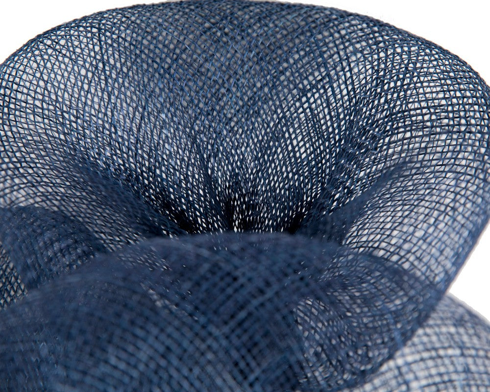 Eva Flower Fascinator - Navy