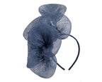 Eva Flower Fascinator - Navy