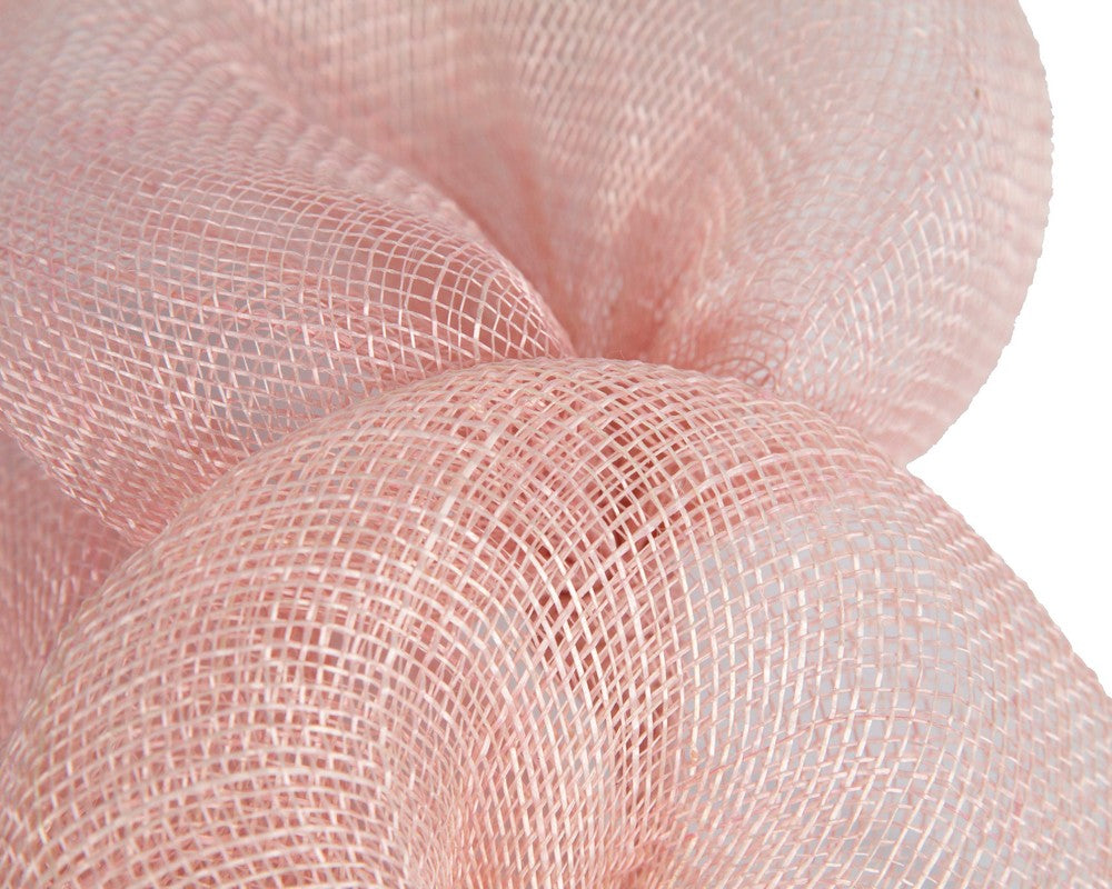 Eva Flower Fascinator - Dusty Pink