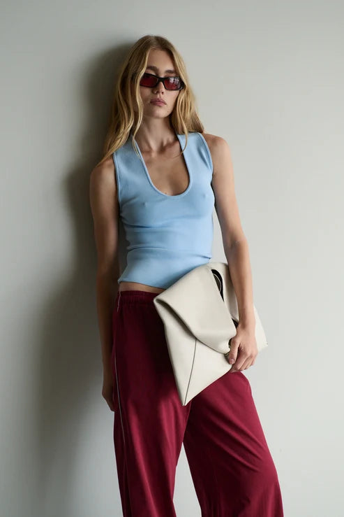 Tropea Top - Sky Blue