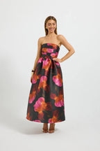 Ava Strapless Midi