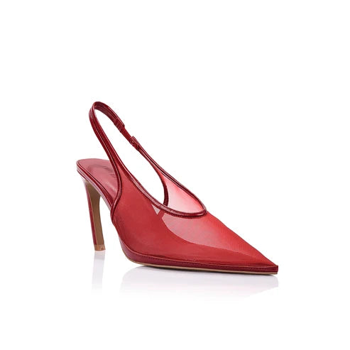 Rochelle Sling Back - Red Mesh