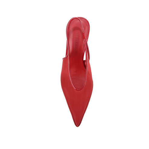 Rochelle Sling Back - Red Mesh
